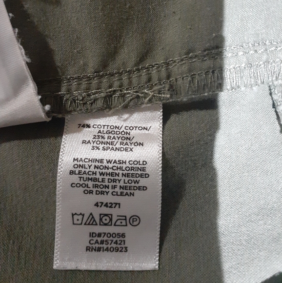 Loft (Ann Taylor) Women's Marisa Pants Green Size 8 - Picture 7 of 8